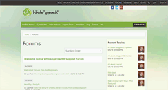 Desktop Screenshot of forum.wholeapproach.com